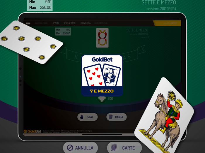 Goldbet Sette E Mezzo