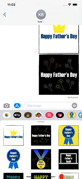 Game screenshot Father's Day Stickers!!! mod apk