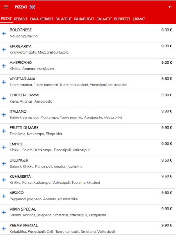 Screenshot #5 pour Ahtialan Pizza