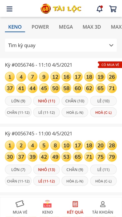 Tài Lộc - Mua hộ Vietlott Screenshot