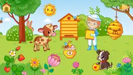 Game screenshot Весёлая ферма для детей! Пазлы mod apk