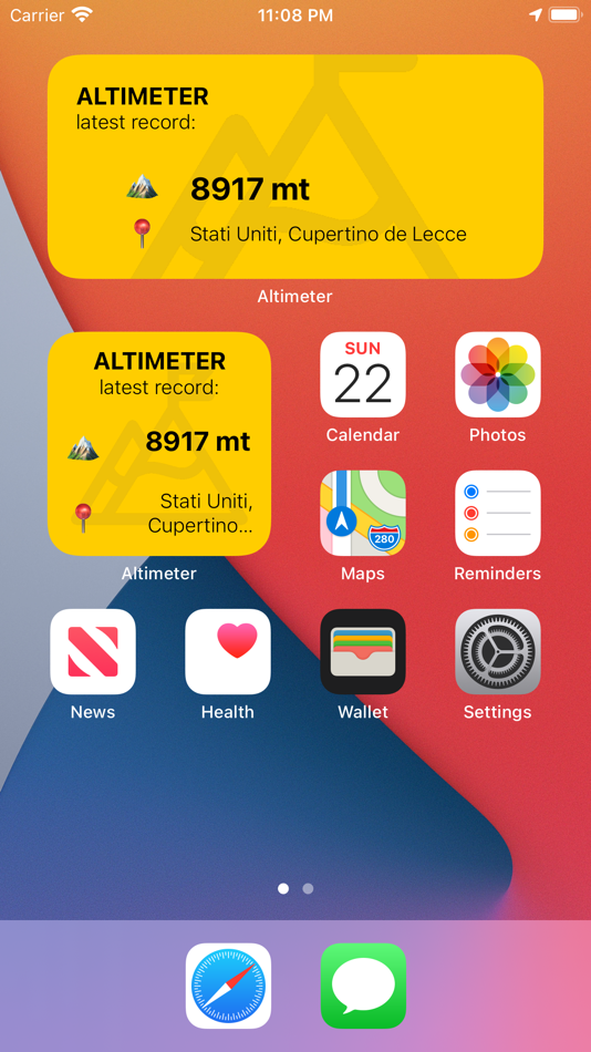#3. Alti-meter (iOS) 由: albertopasca.it