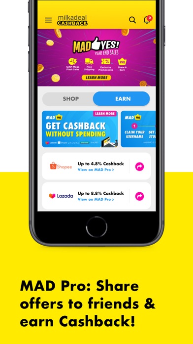 MilkADeal: Shop & Get Cashback Screenshot