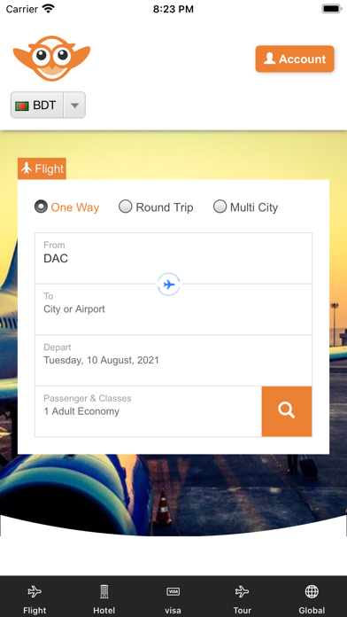 Cheap Flight & Hotel Screenshot