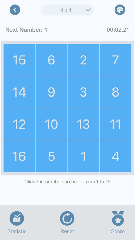 #3. Schulte Grid Pro (iOS) 由: 其跃 吴