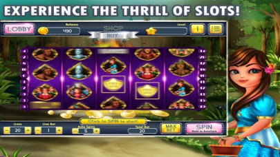 Screenshot #1 pour Wizard Of Wonderland Slot Game