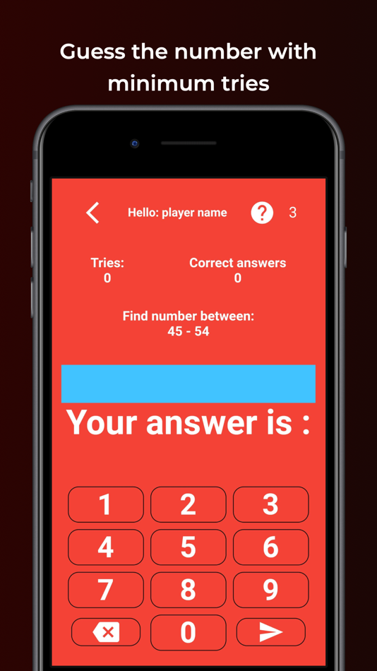 #2. Guess The Mystery Number (iOS) 由: Mohamad Hassan Hijab
