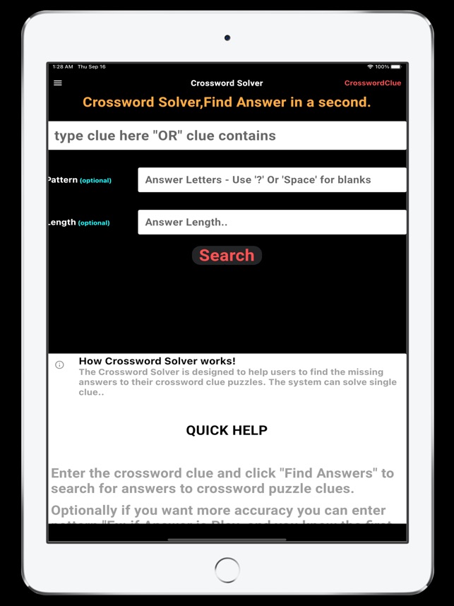 Crossword Solver on the App Store