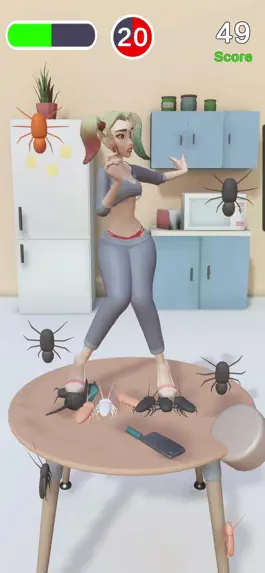 Game screenshot Insects Vs Girl apk
