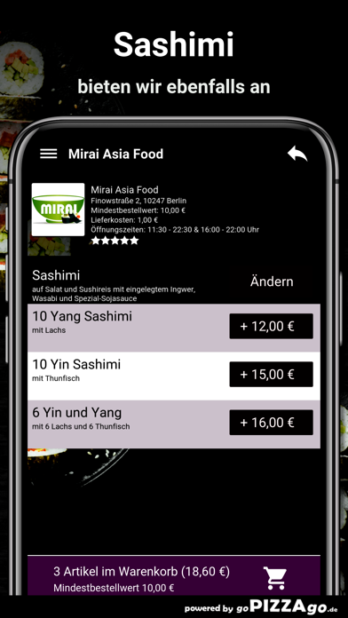 Mirai Asia Food Berlin screenshot 6
