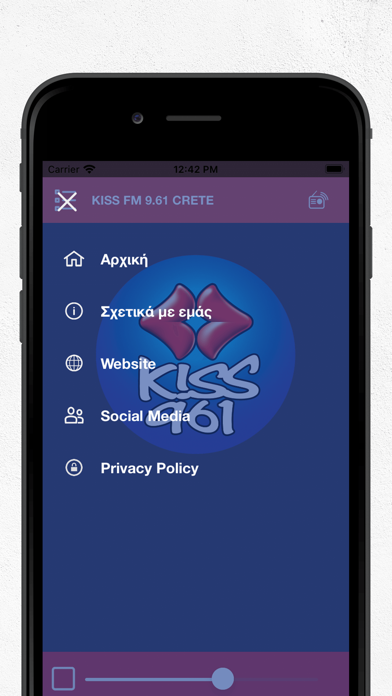 KISS FM 9.61 CRETE Screenshot