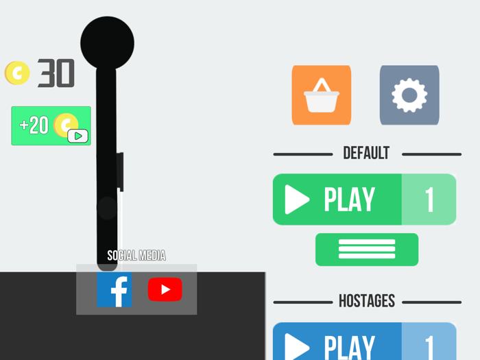 Mr. Stickman and the Bullet