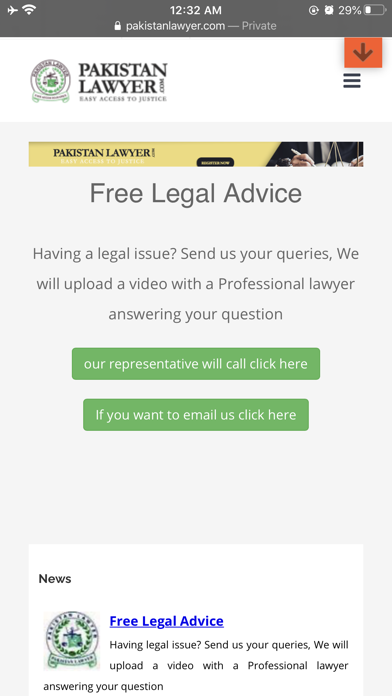 Pakistan Lawyer Screenshot