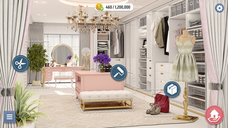 #2. House Makeover Game (iOS) By: NSTAGE Inc.