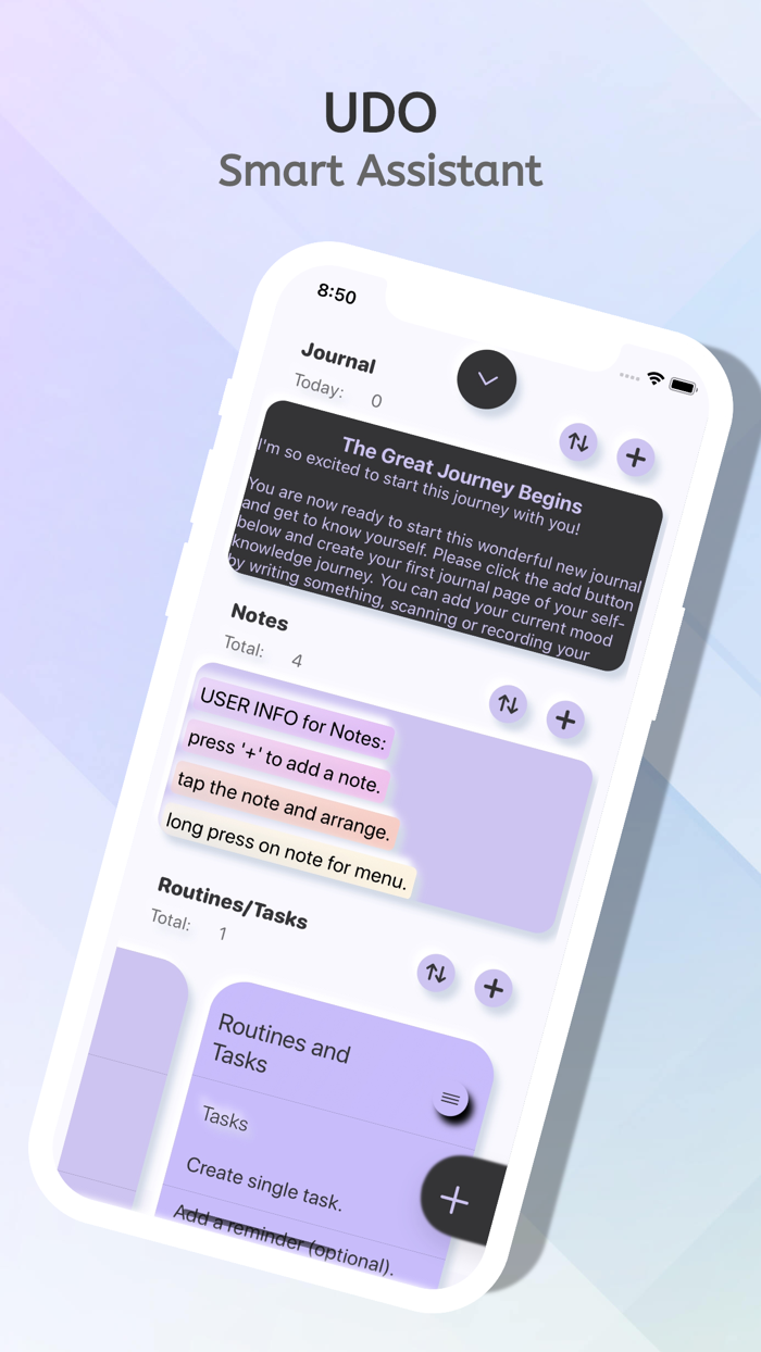 UDO Smart Assistant  Diary