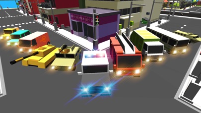 Blocky Police Car Chase 2018 screenshot 2