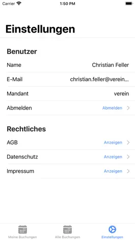 Game screenshot Vereinsbuchung.de scheduler hack