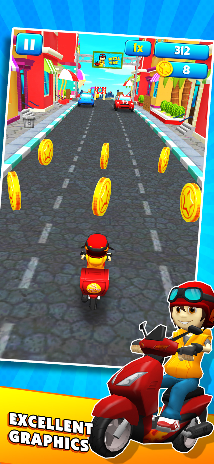 Subway Scooter  Race Game 3D
