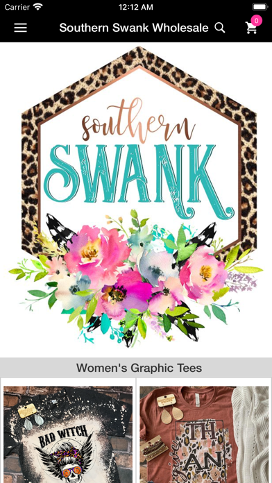 Southern Swank Wholesale Screenshot