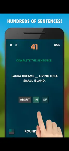 Game screenshot Prepositions Test apk