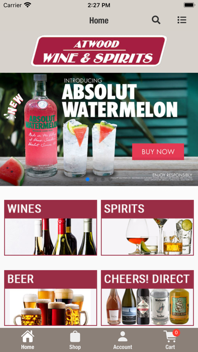 Atwood Wine & Spirits Screenshot
