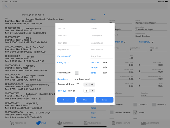 ThunderPOS iPad screenshot 6 - Business app