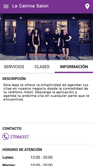 La Catrina Salón Screenshot