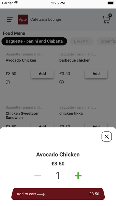 Cafe Zara Screenshot