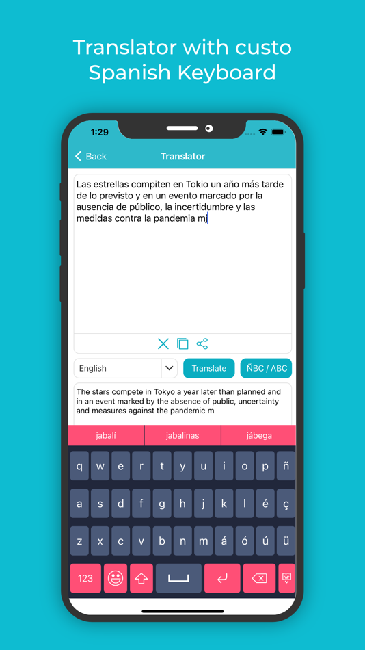 #3. Spanish Keyboard : Translator (iOS) 由: Rushikesh Trivedi
