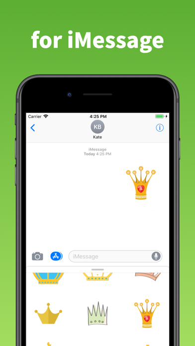 Cute Crown - stickers & emoji Screenshot