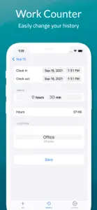 Work Counter: Hours Tracker screenshot #9 for iPhone