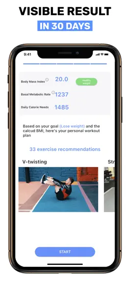 Game screenshot Fitness workouts at home apk