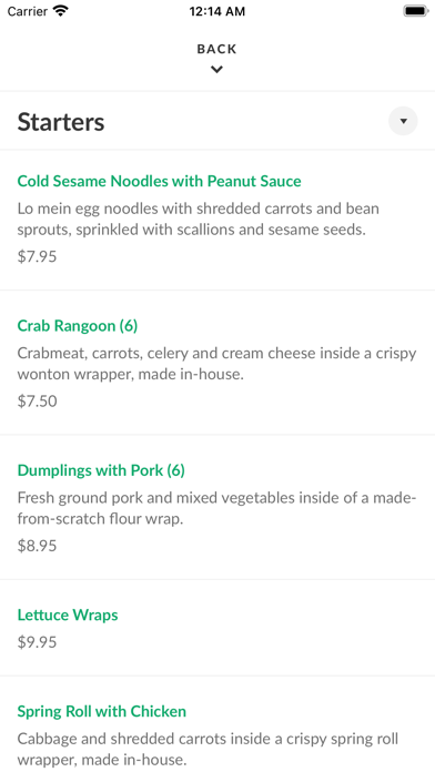 Wanfu Restaurant Screenshot