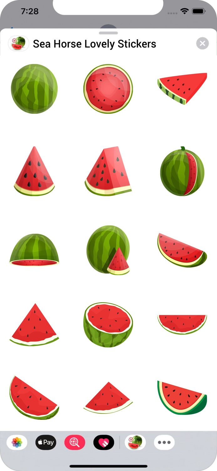 Animated Watermelon Stickers