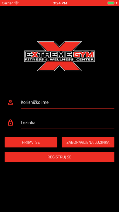 Extreme gym teretana Screenshot