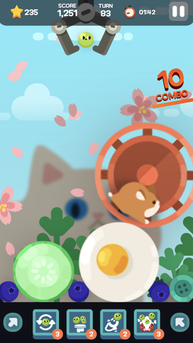 Grow Balls - Purrfect Peas Screenshot