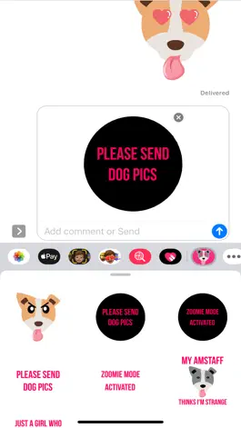Game screenshot Staffy Terrier Dog Stickers apk