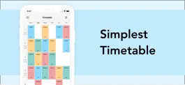 Game screenshot Simple Timetable・Simple & Cool mod apk