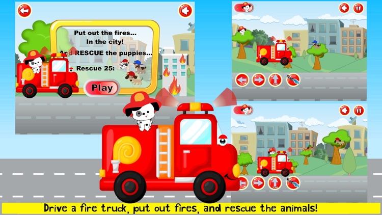 Fire-Trucks Game for Kids FULL