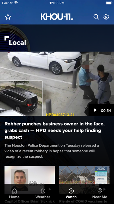 Houston News from KHOU 11 Screenshot