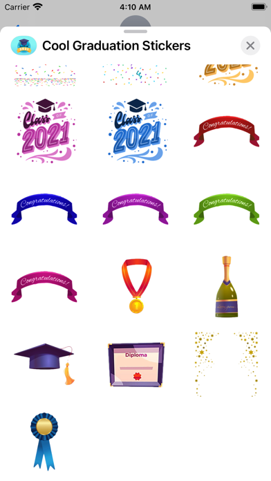 Cool Graduation Stickers 2021 Screenshot