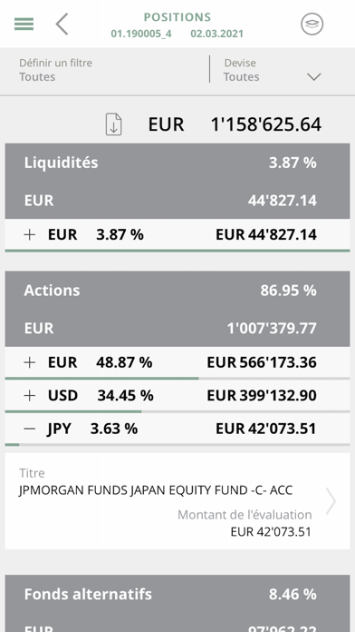 Thaler ebanking Screenshot