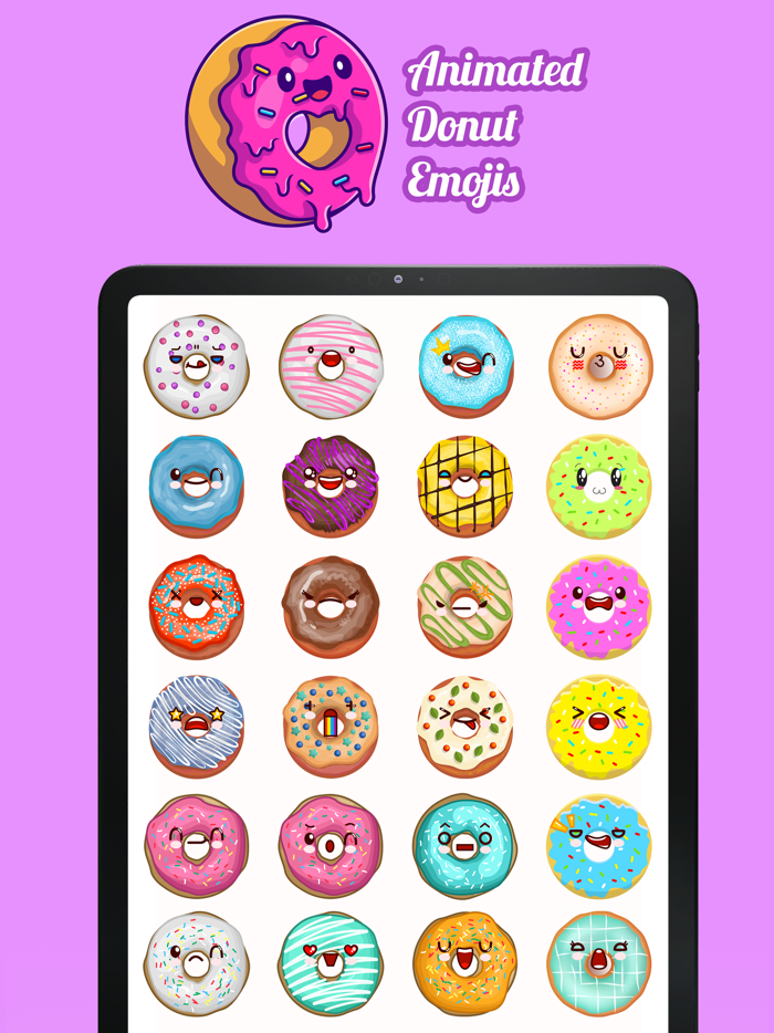 Animated Donut Emojis