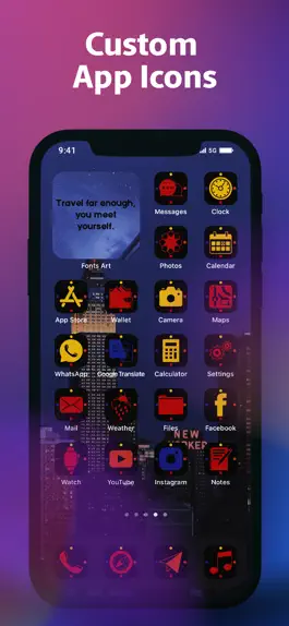 Game screenshot Themes & Widgets for iPhone apk