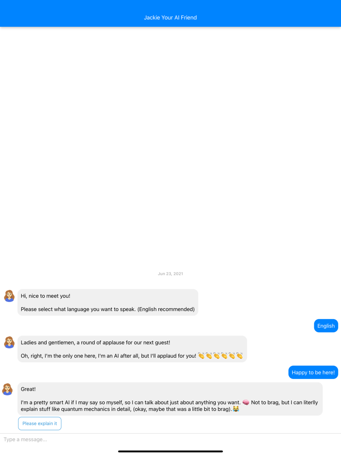 Jackie Your AI Friend