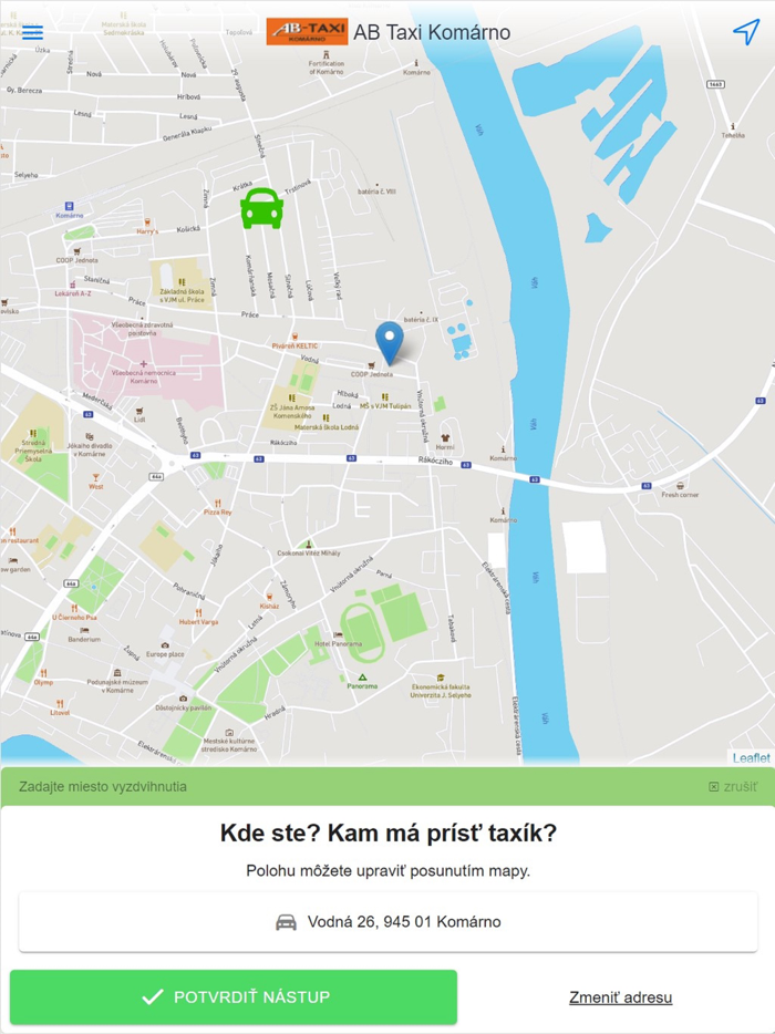 AB taxi Komárno