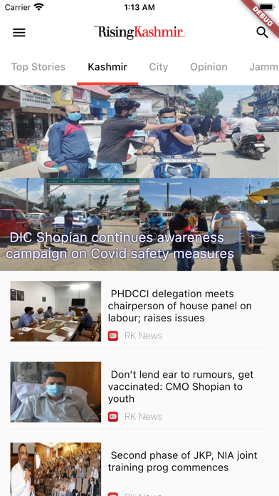 Rising Kashmir Screenshot
