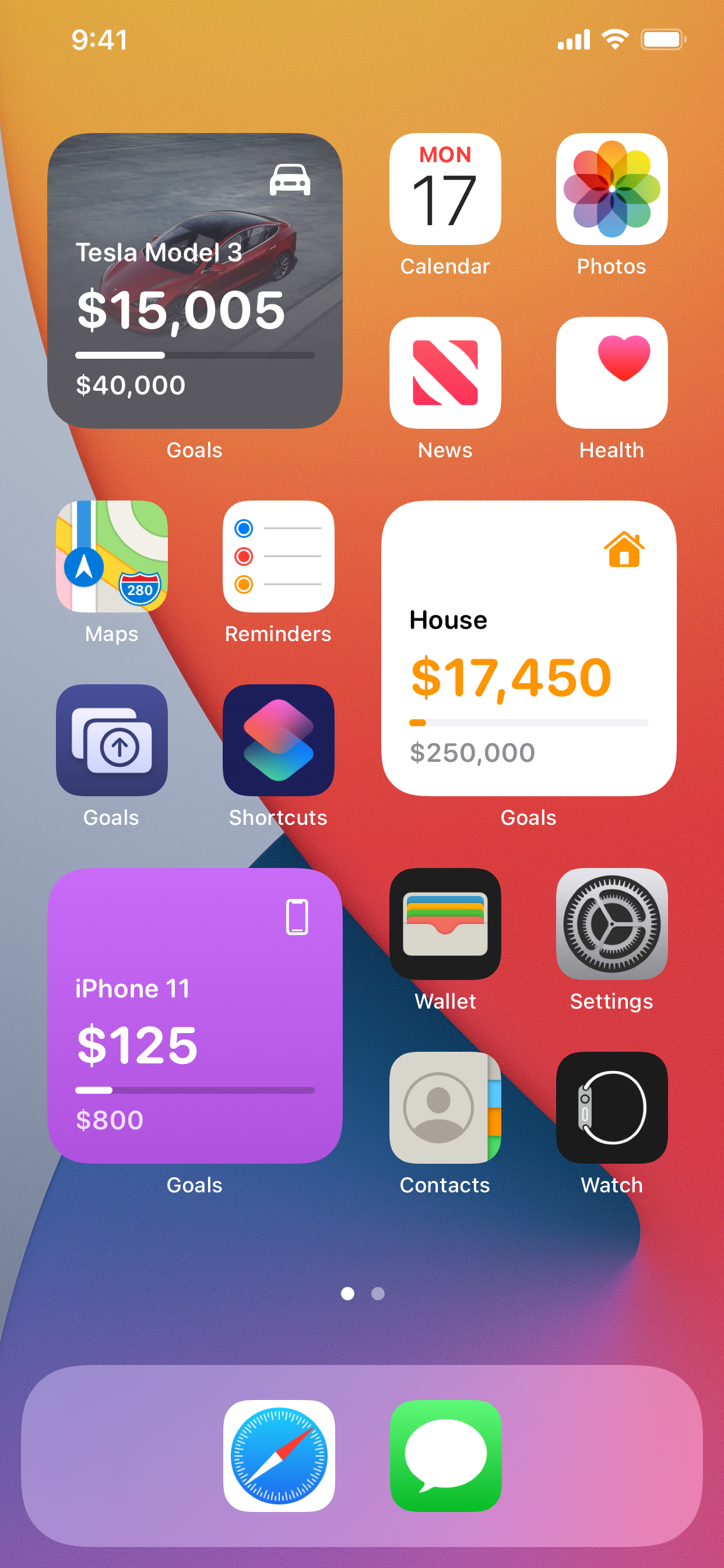 Goals - Save Money