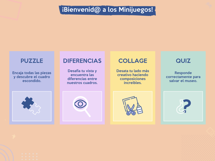 Minijuegos La Burbuja del Arte