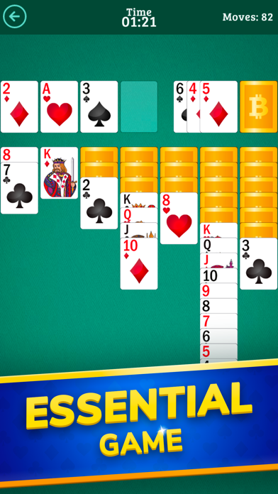 Bitcoin Solitaire Screenshot